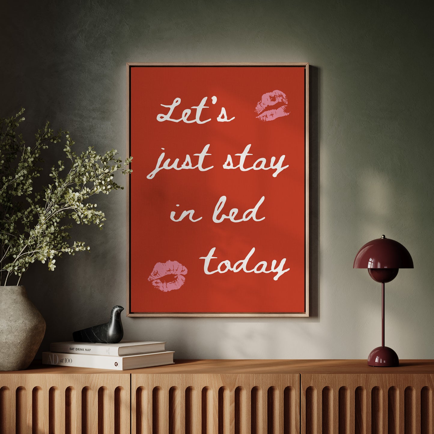 Lazy Sunday Wears Pink Kisses