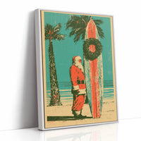 Surfboard Santa, Coastal Christmas