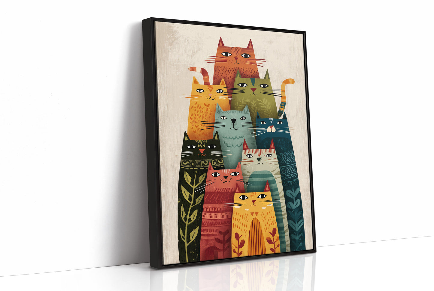 When Nine Cats Found Each Other