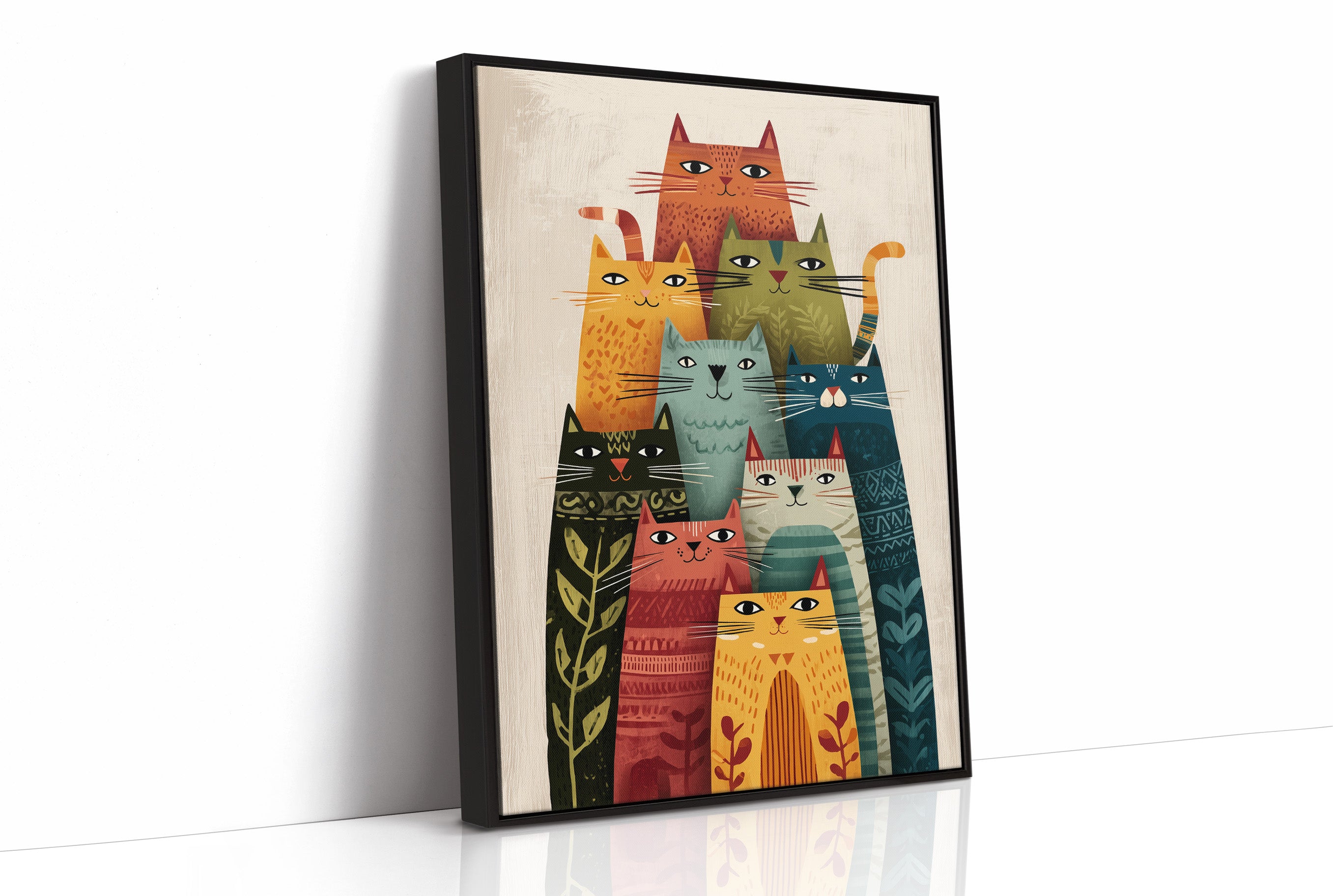 When Nine Cats Found Each Other