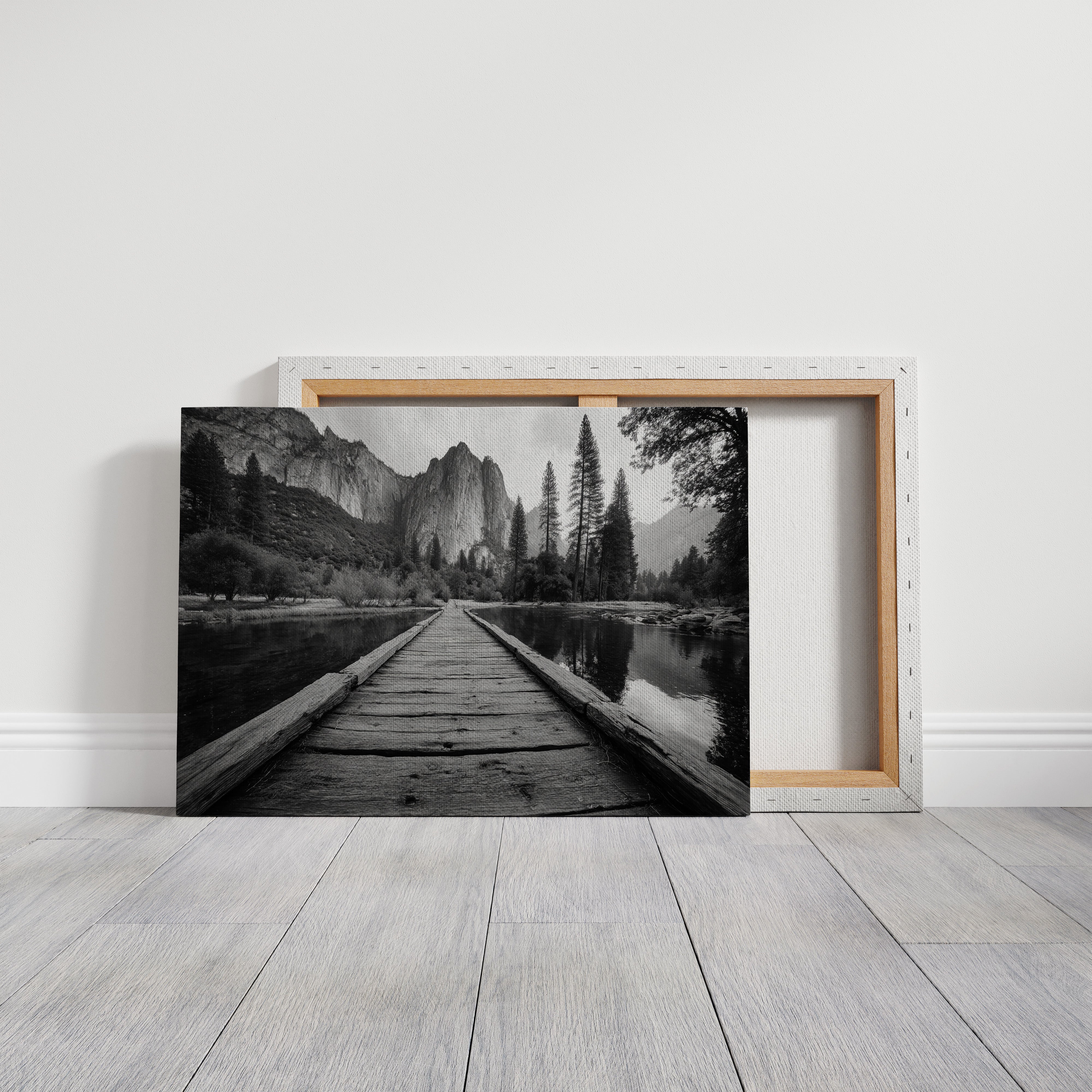 Wooden Path To Mountain Majesty