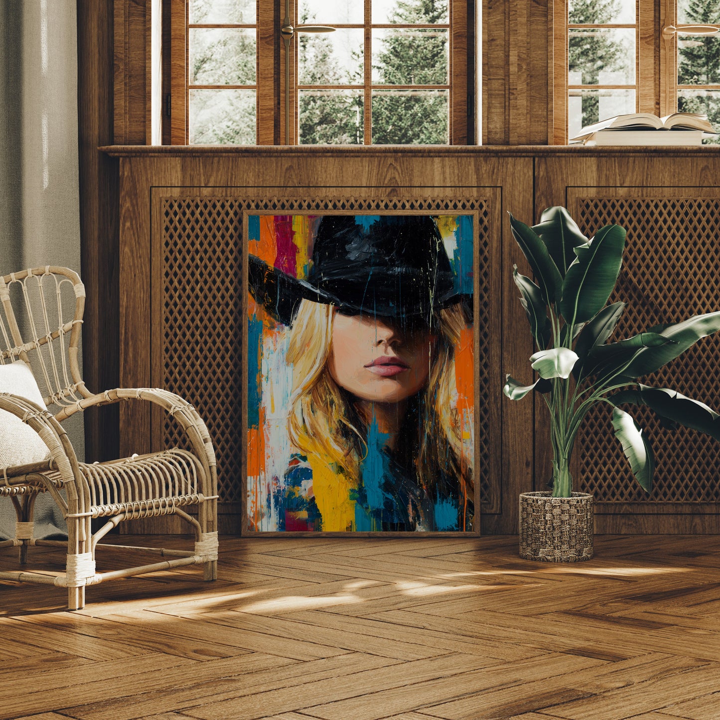 Velvet Secrets Behind Painted Rain