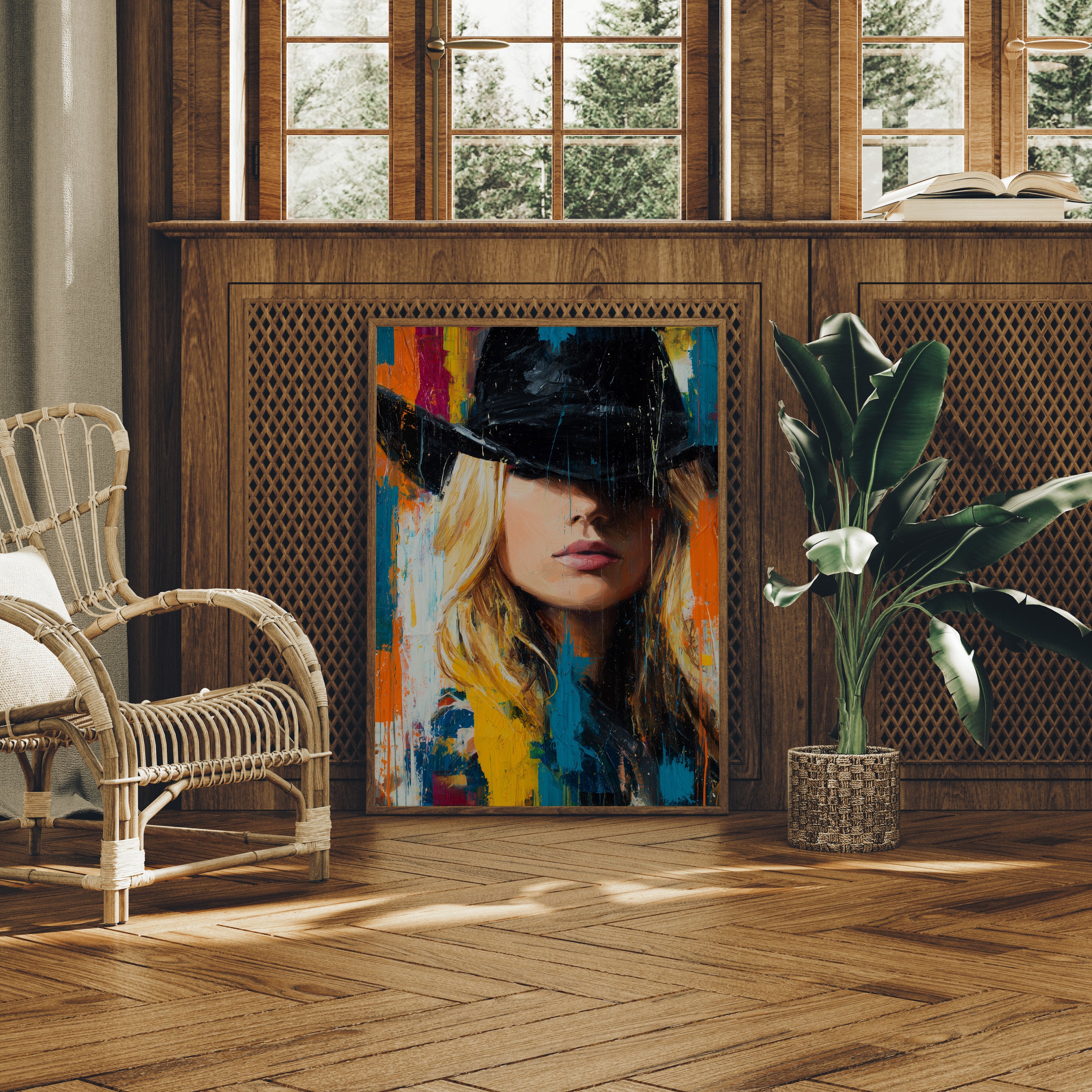 Velvet Secrets Behind Painted Rain
