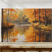 Autumn River Holds Golden Stories