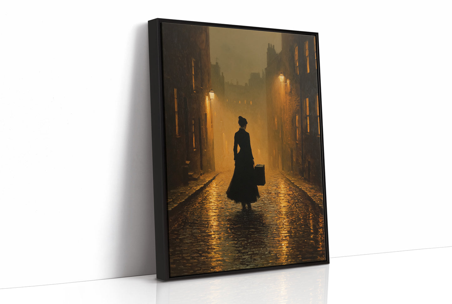 Cobblestone Journey By Gaslight