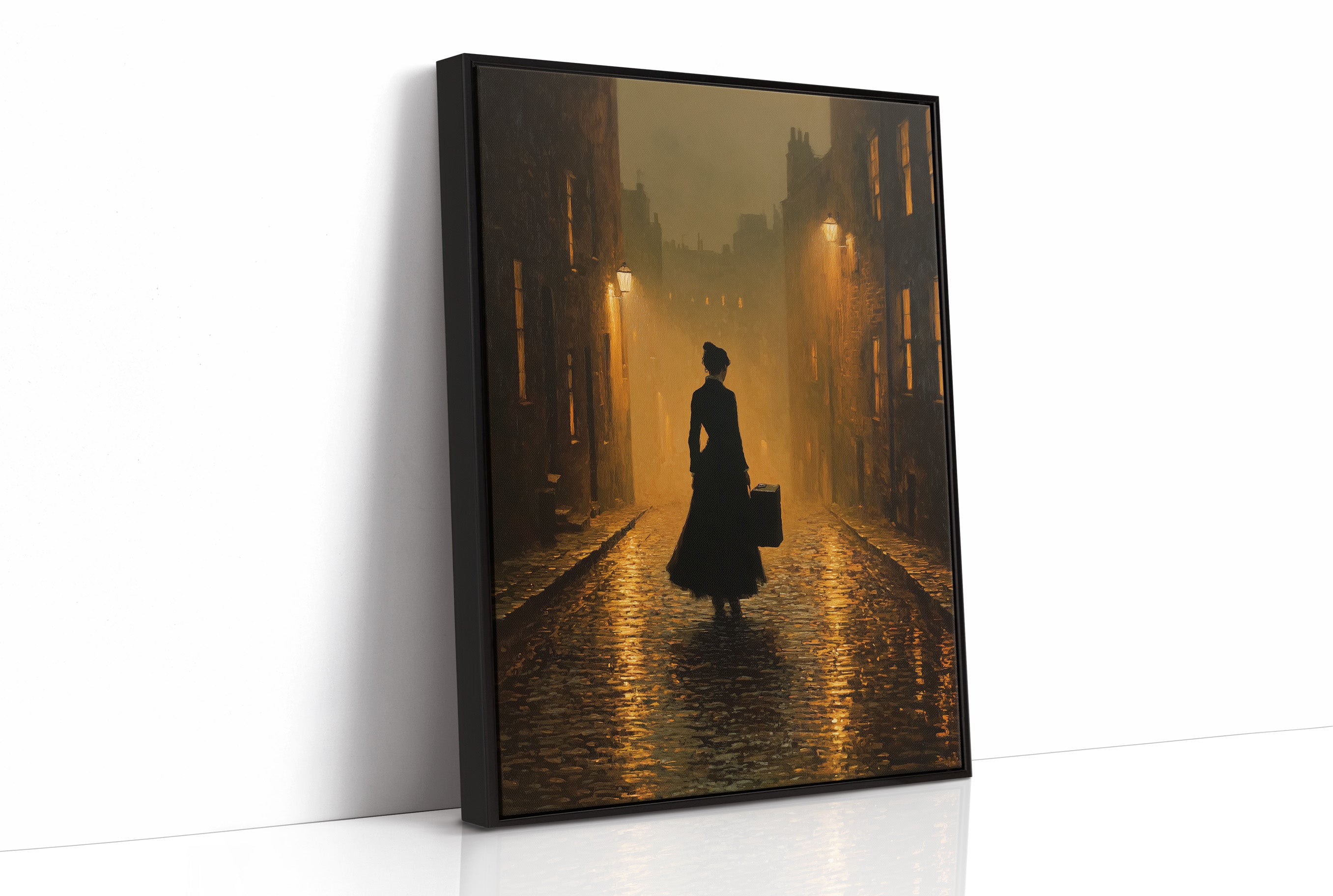 Cobblestone Journey By Gaslight