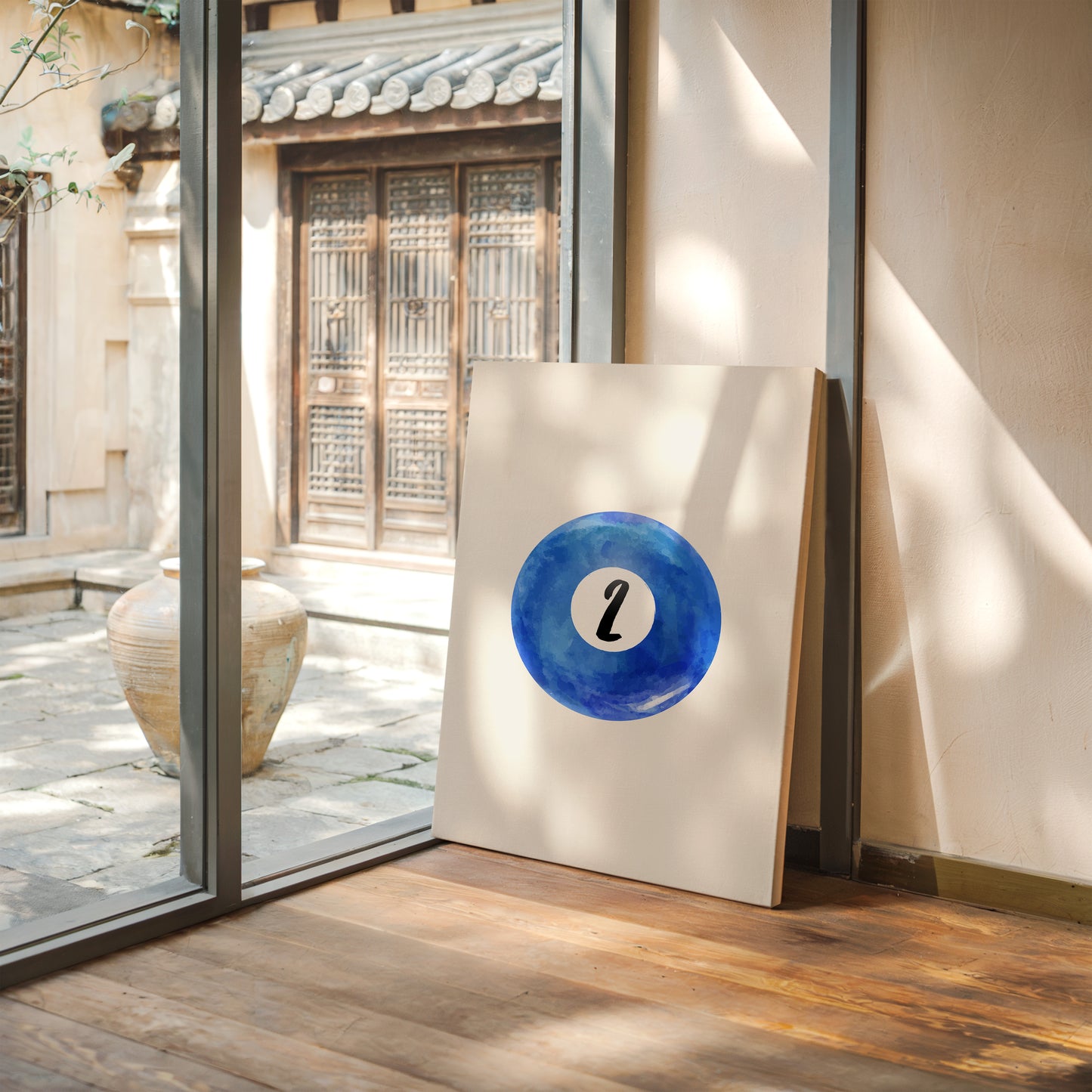 Two Ball Dances In Azure Light