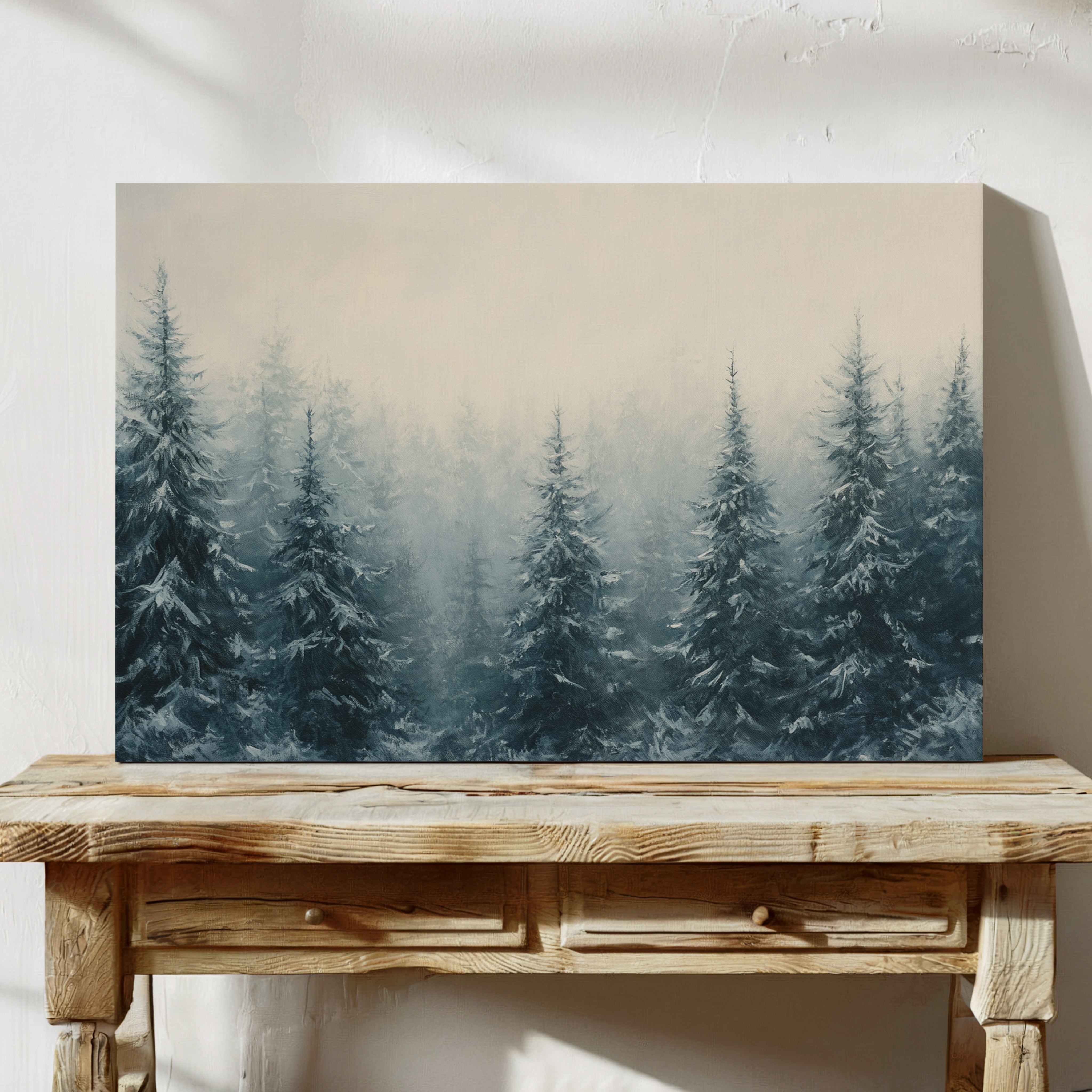 Winter Pines Hold Morning Secrets