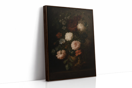 Baroque Vase of Blushing Petals