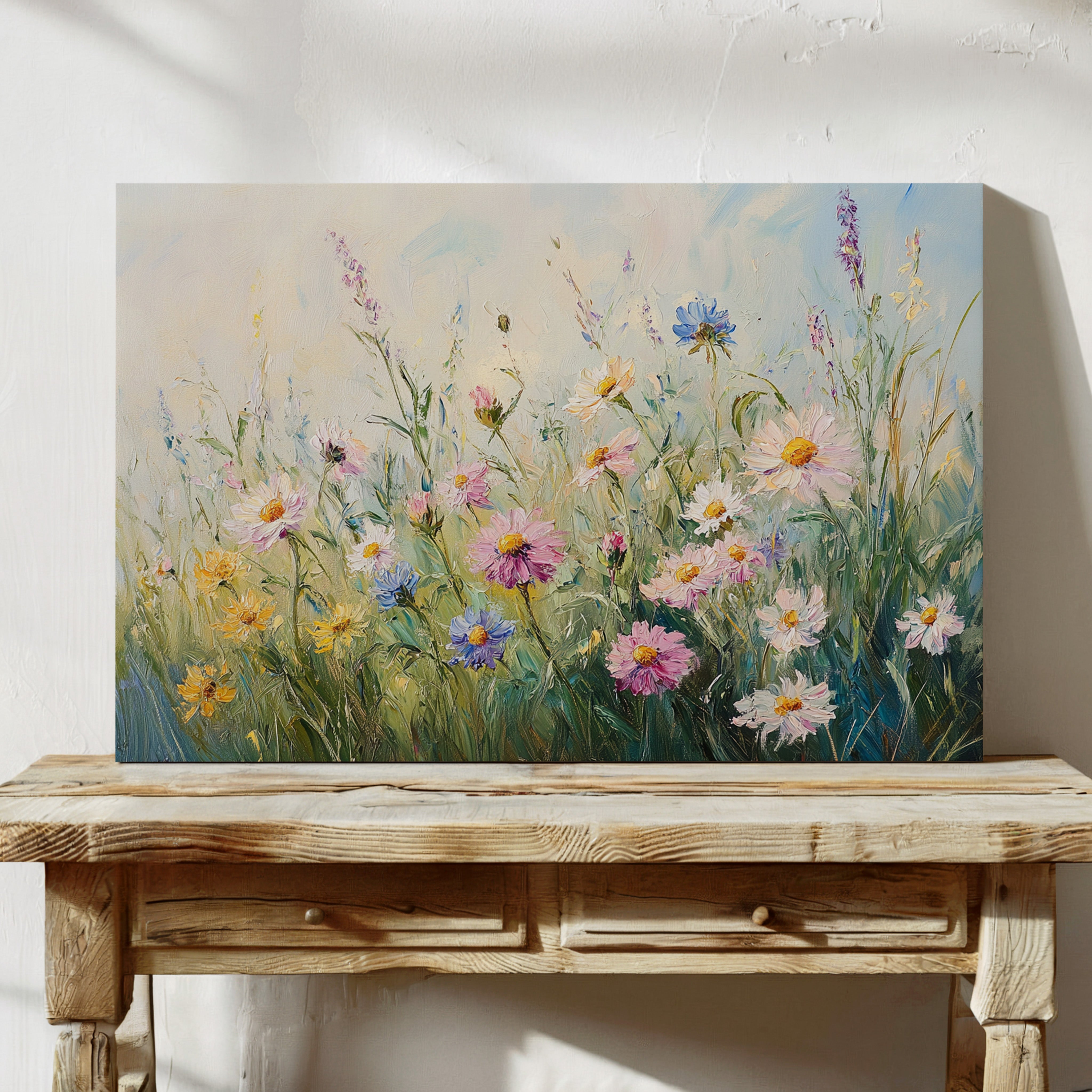 Summer Daisies Dance In Light