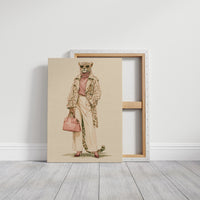 Leopard in Leopard: Watercolor Street Style Edition