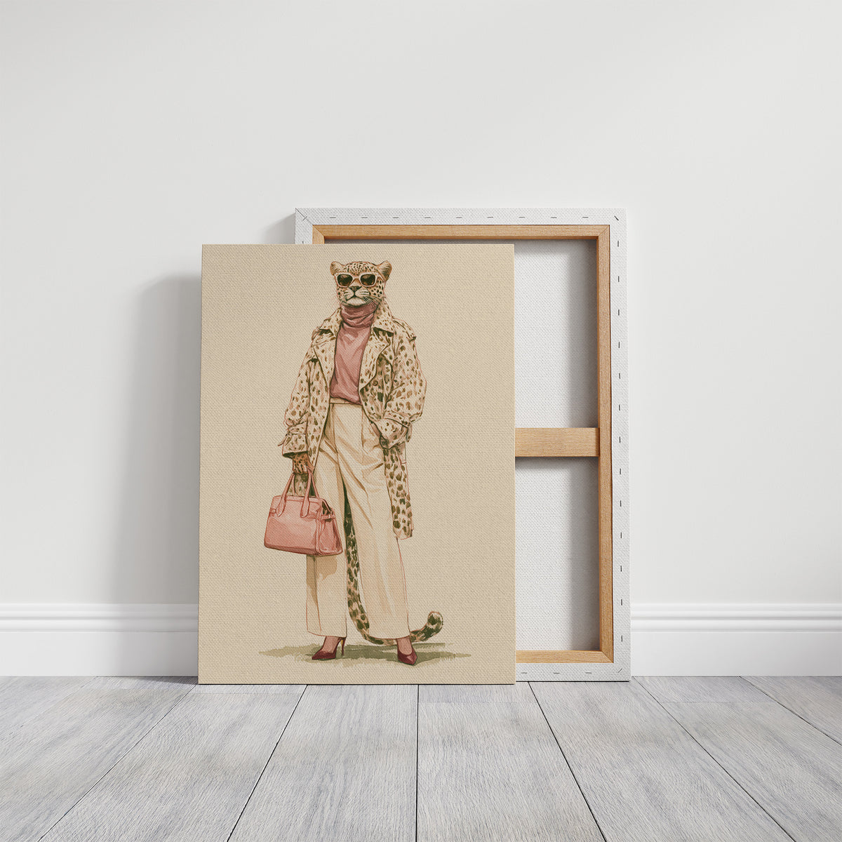 Leopard in Leopard: Watercolor Street Style Edition