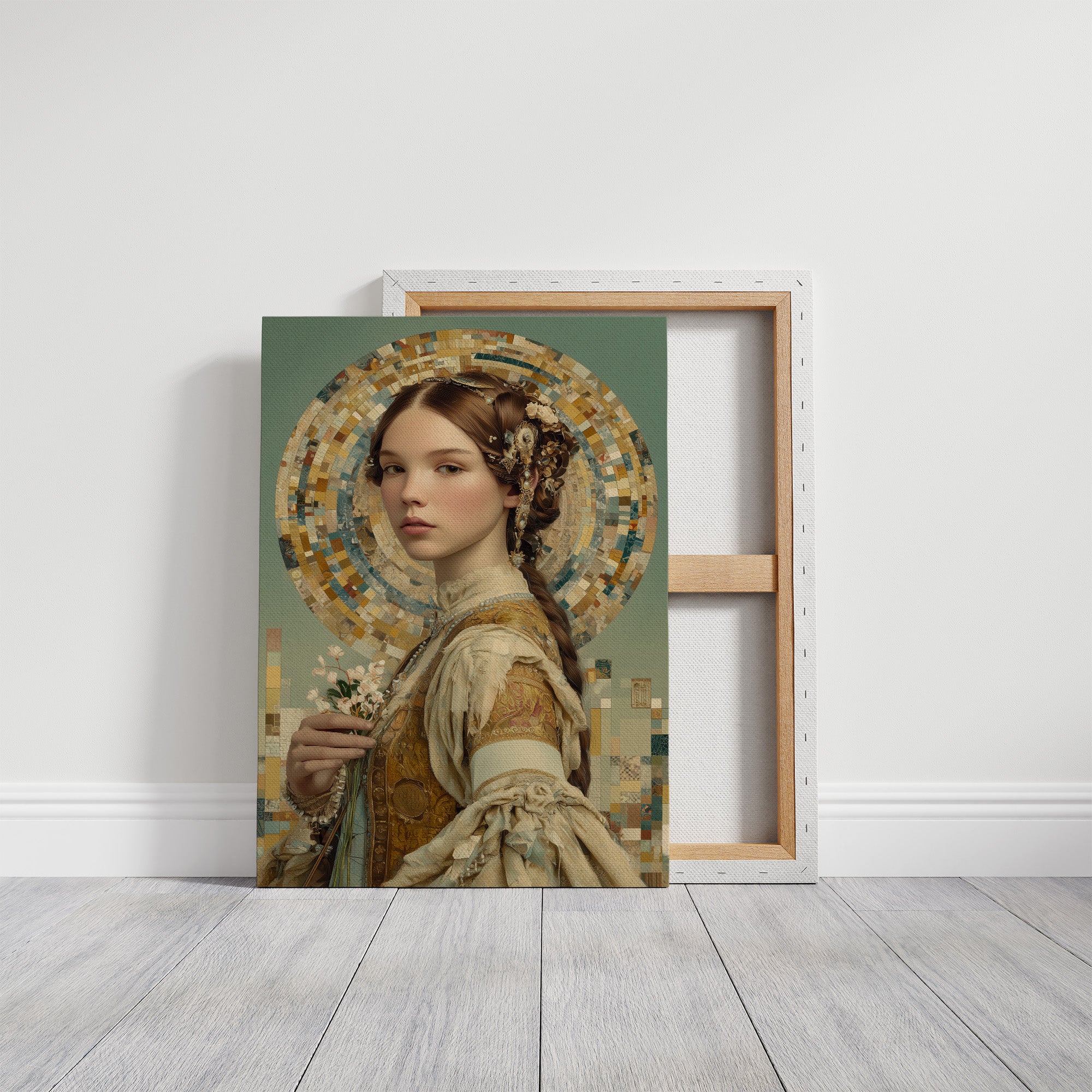 She Carried Flowers And Quiet Power