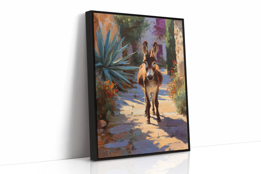 Gentle Hooves Along Garden Paths