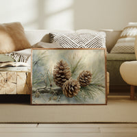 Winter Pinecones Share Gentle Stories