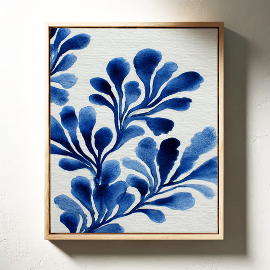 Tidal Dances of Indigo Leaves