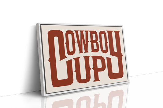 Cowboy Up Bold Western Typography