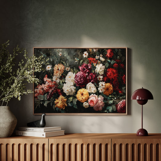 Blooms Dance In Velvet Darkness