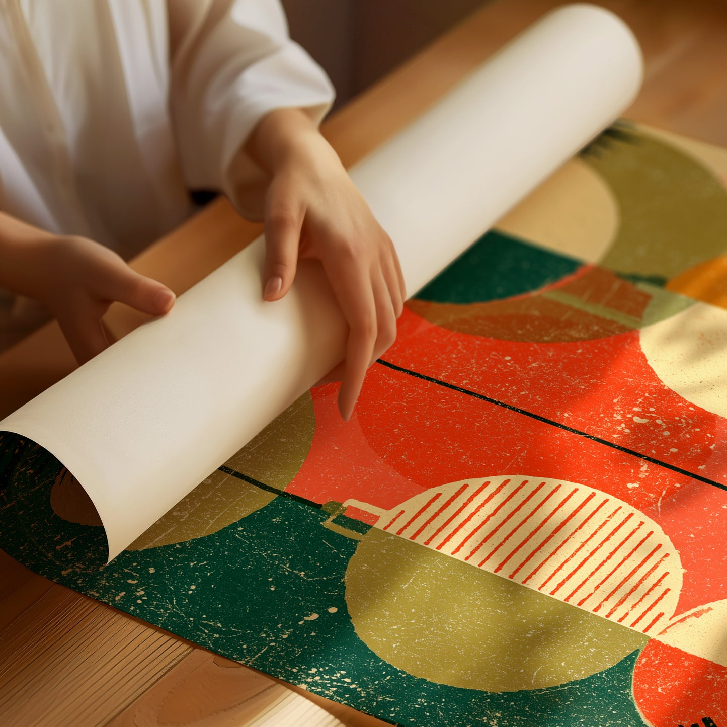 Layered Baubles, Bold Block