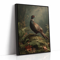 Noble Pheasant Among Forest Ferns