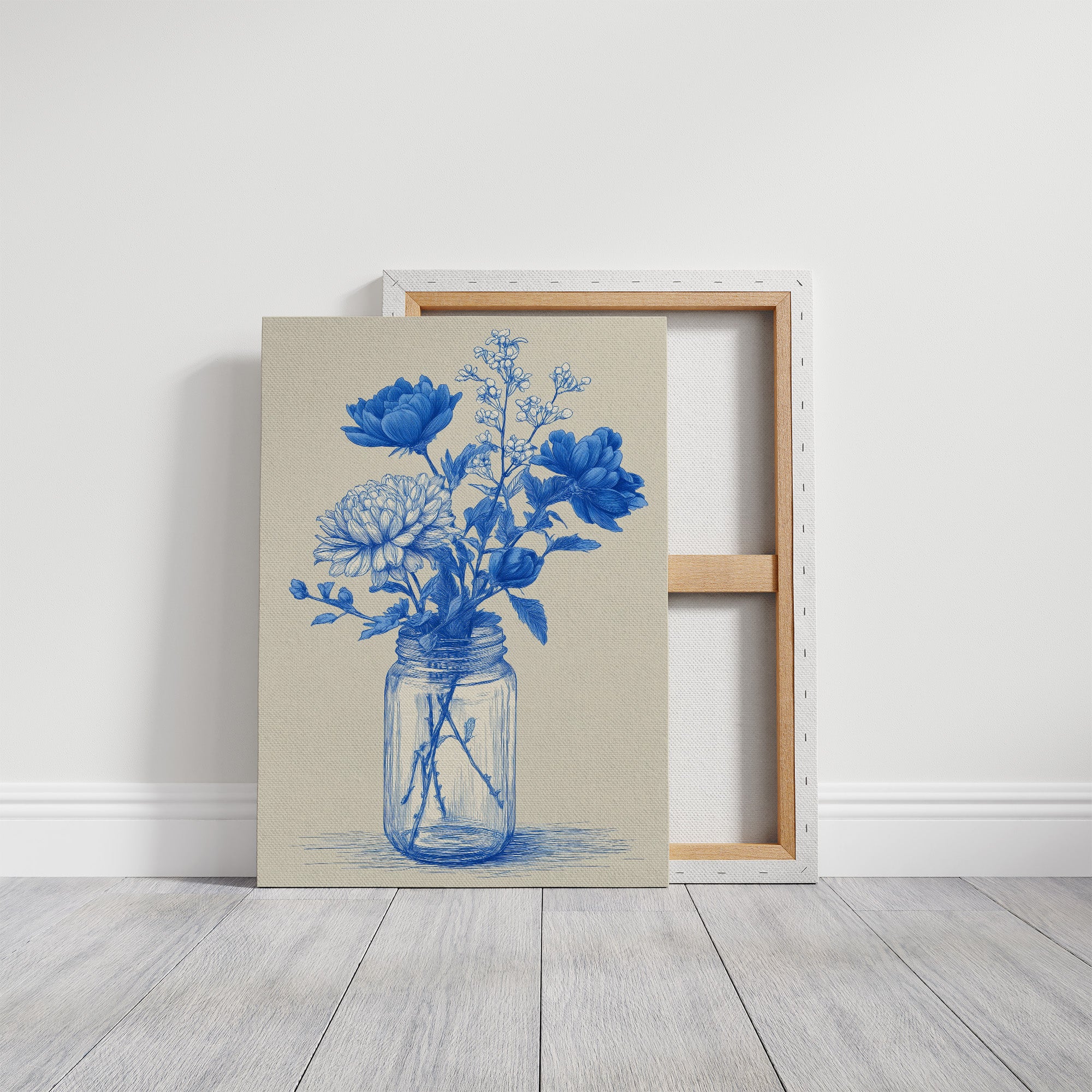 Blue Peonies Paint Their Stories