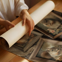 Woodland Portraits in Rustic Frames