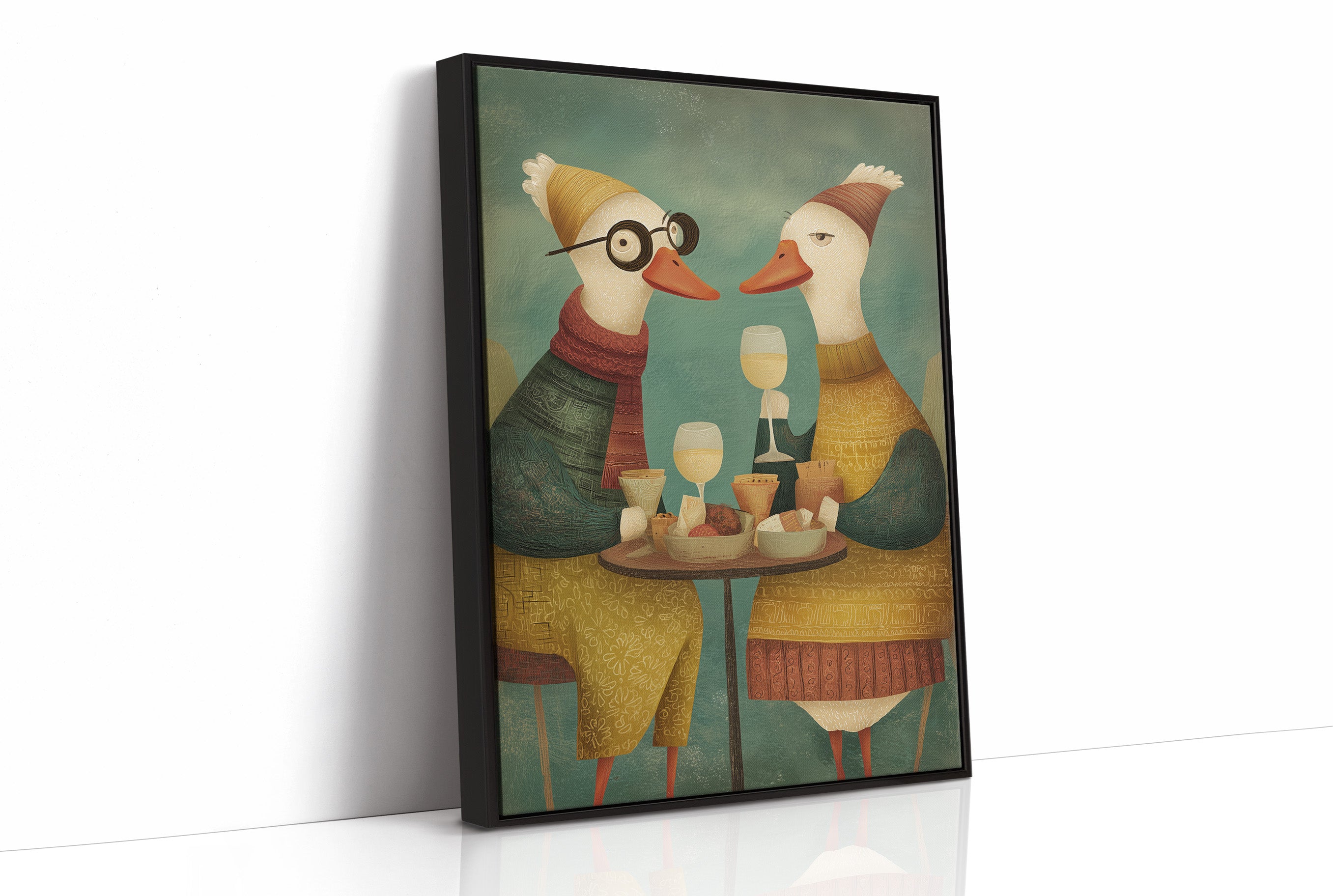 Two Geese Toast Another Thursday