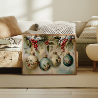 Vintage Ornaments Paint December's Story