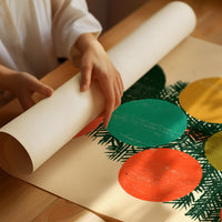 Block Print Tree, Star on Top
