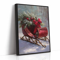 Santa's Sleigh Carries Winter's Song