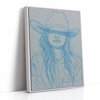 Blue Lines Paint Prairie Stories