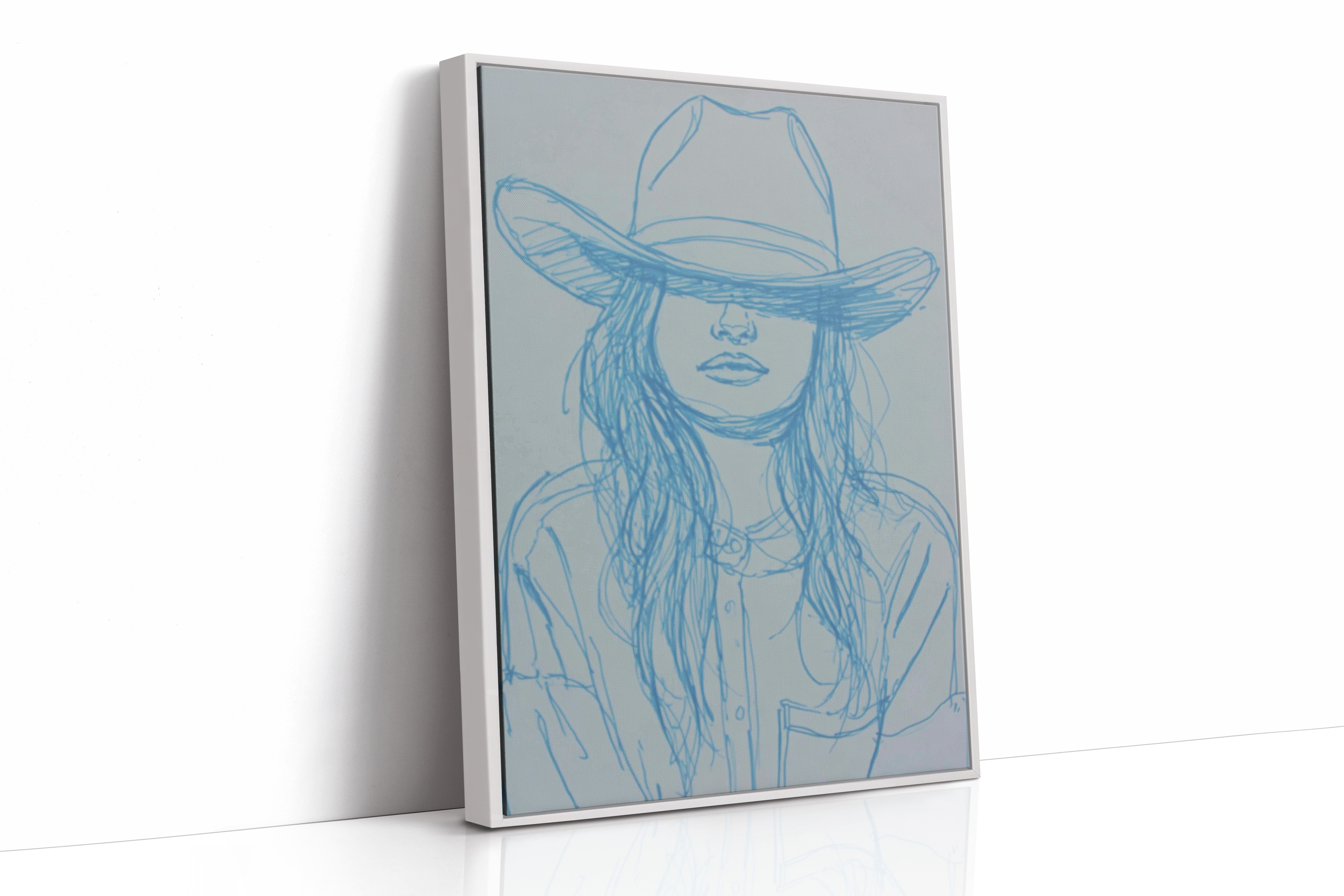 Blue Lines Paint Prairie Stories