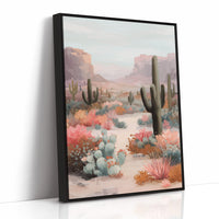 Saguaros Paint Their Desert Garden