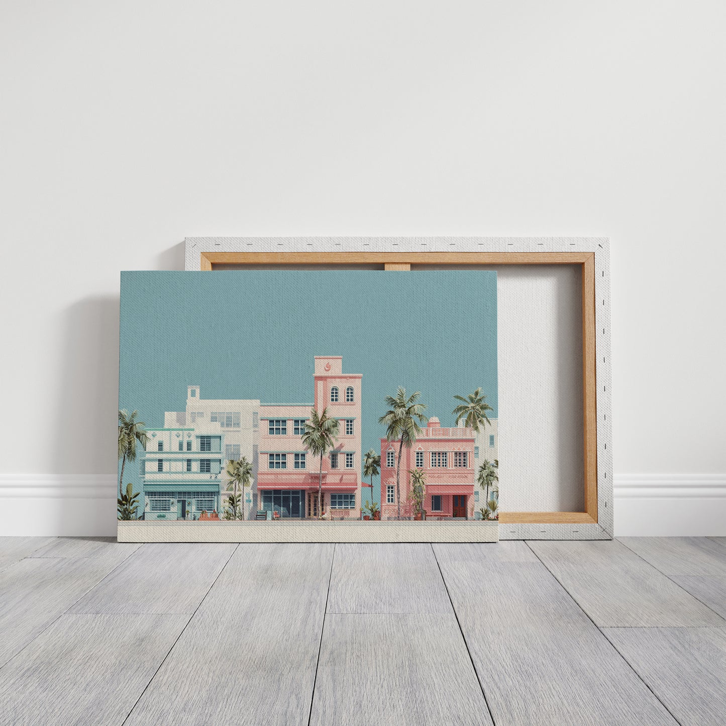Pastel Dreams Along Ocean Drive