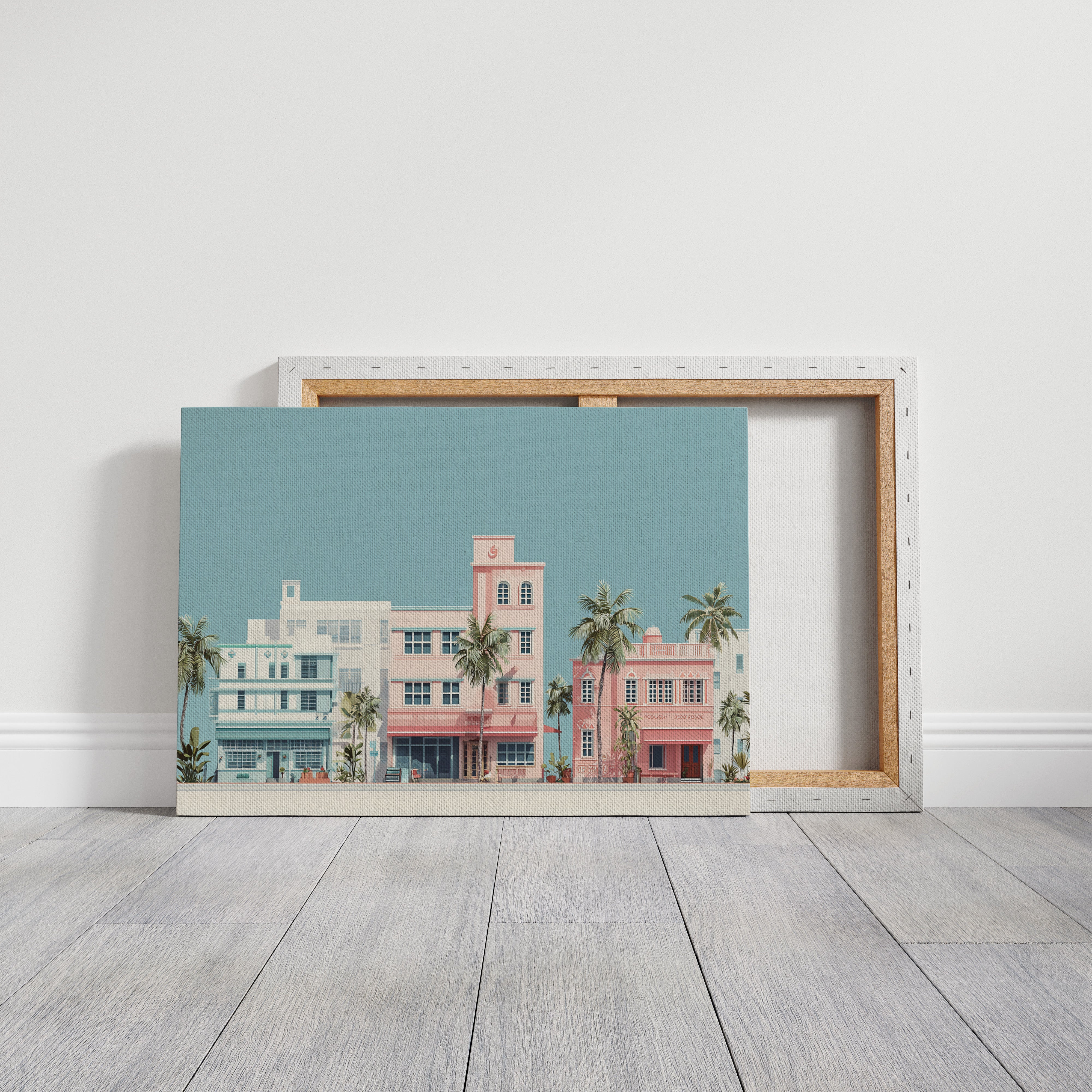 Pastel Dreams Along Ocean Drive