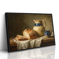 Harvest's Bounty on Rustic Table