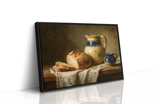 Harvest's Bounty on Rustic Table