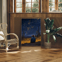Saguaros Dance Under Desert Stars
