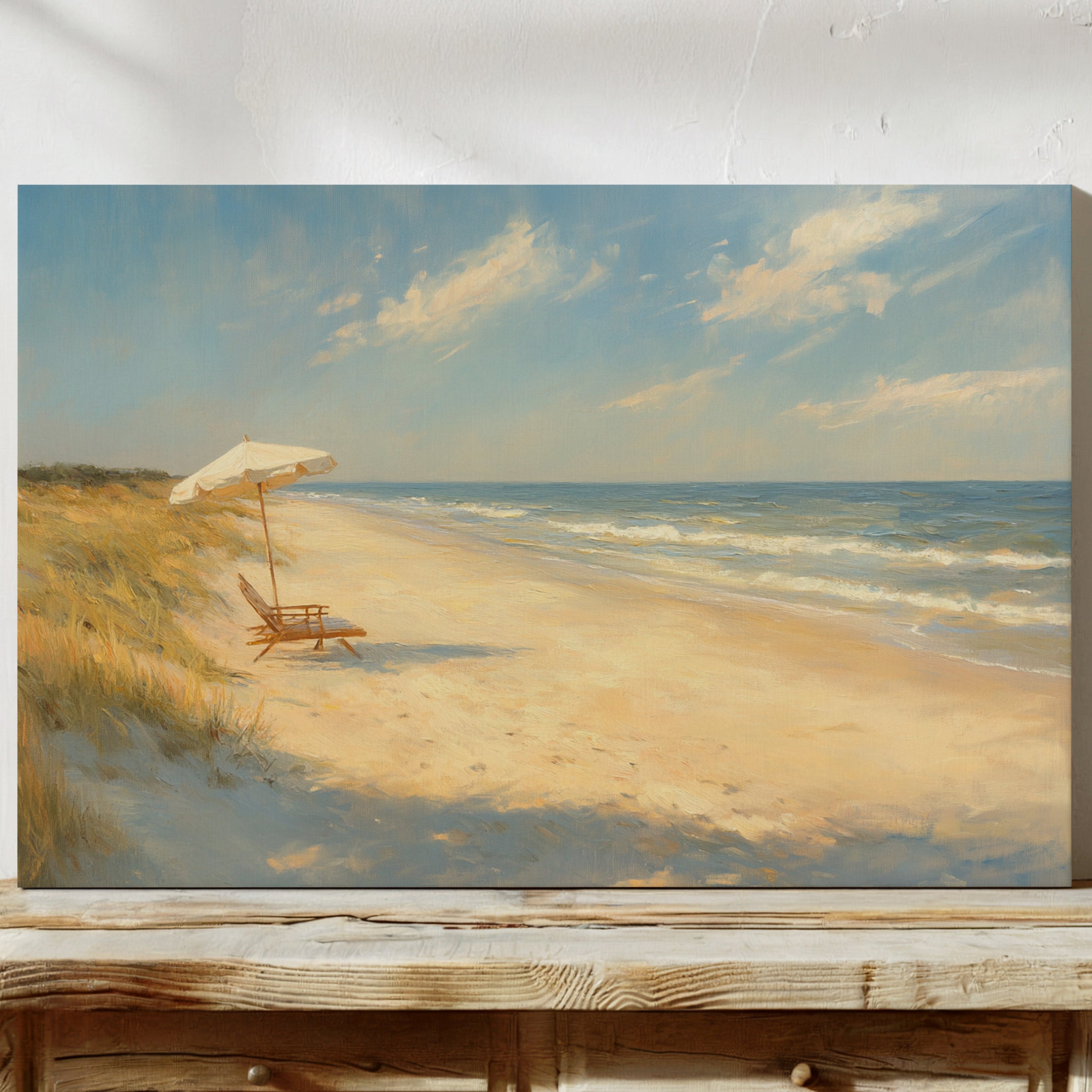 Summer Waits On Golden Sand