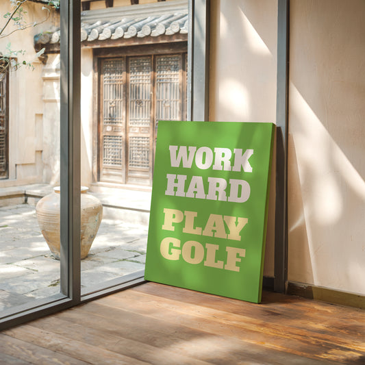 Life Balances On Green Fairways