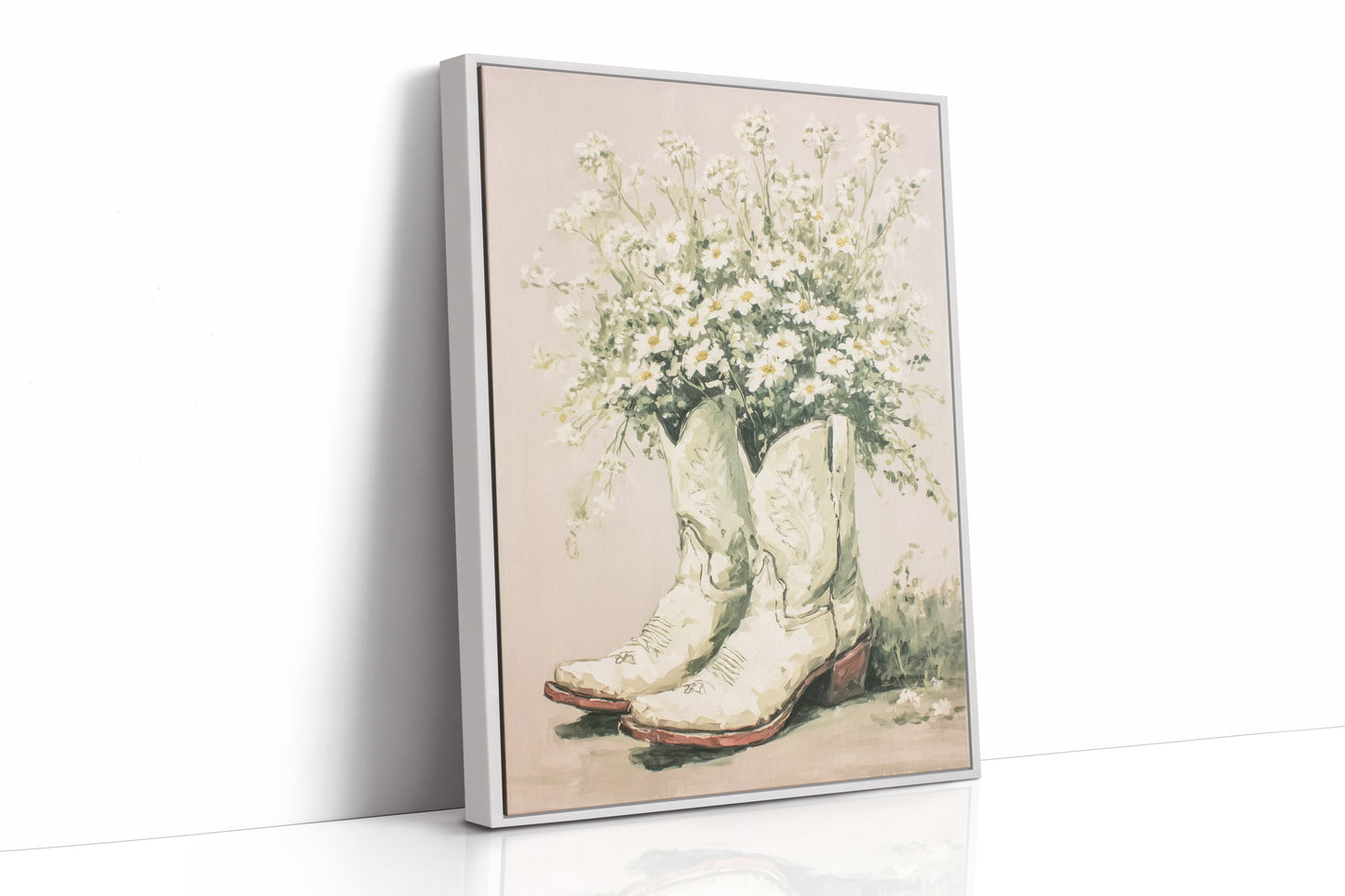 Boots Blooming With Life