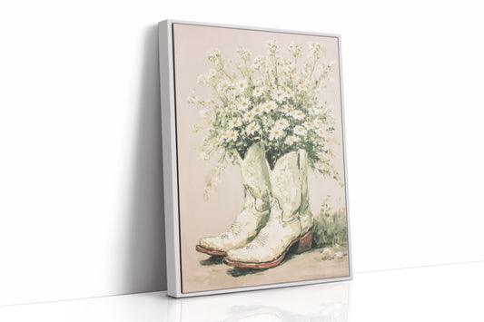 Boots Blooming With Life
