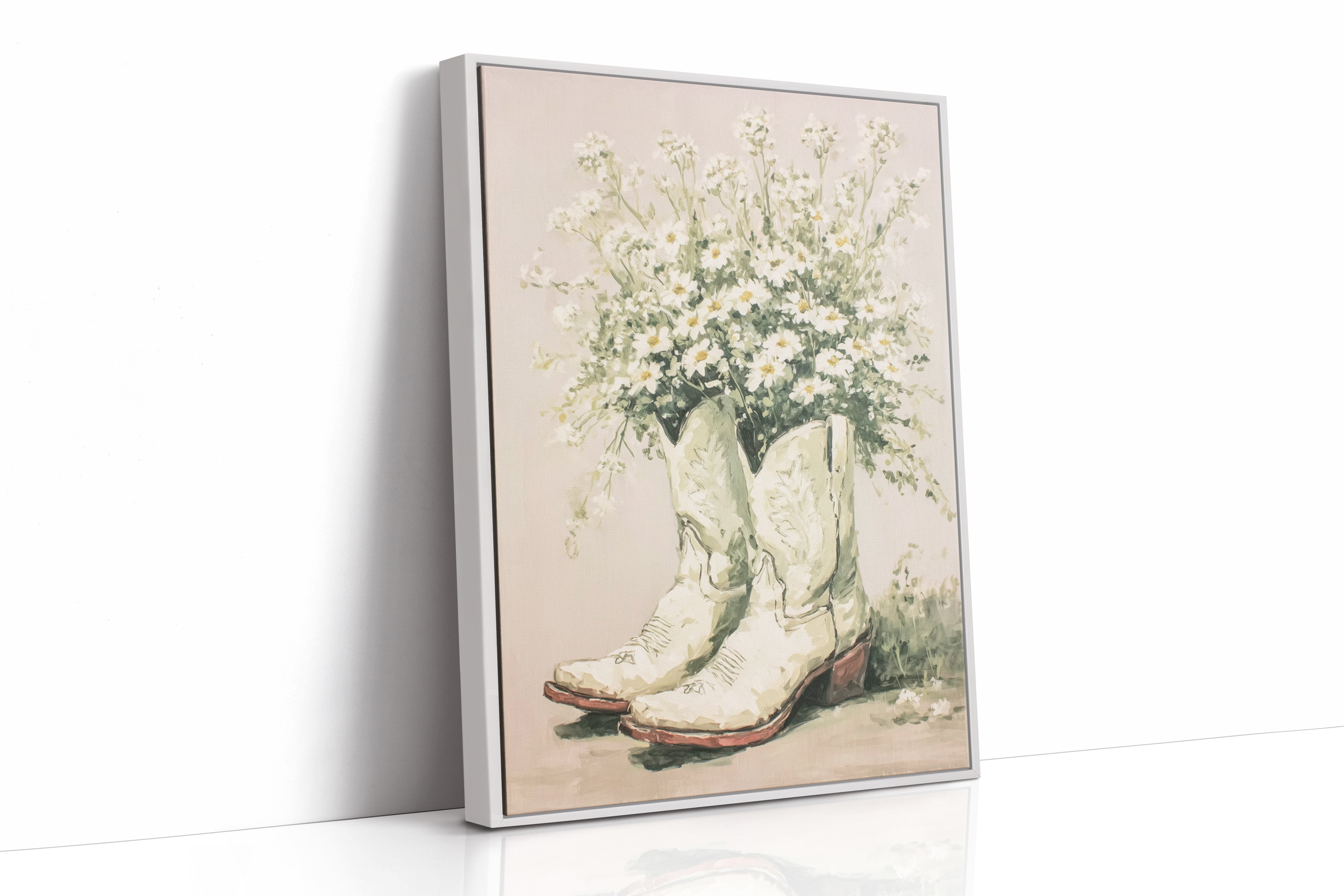 Boots Blooming With Life