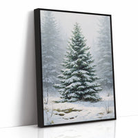 Evergreen Tales In Winter Mist