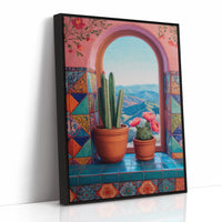 Saguaros Through Spanish Archways Dream