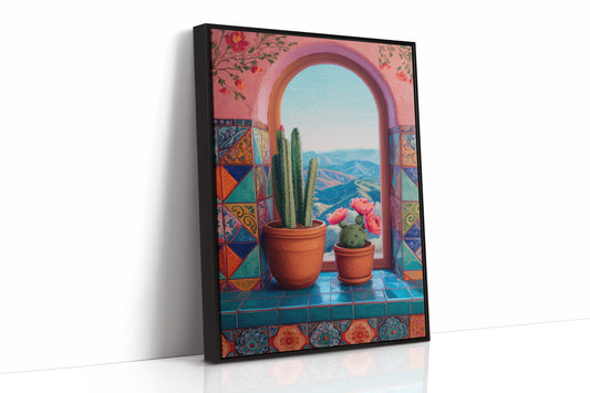 Saguaros Through Spanish Archways Dream
