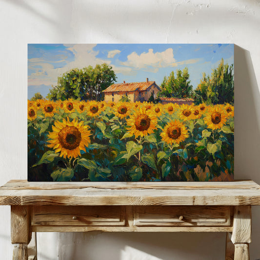 Summer Blooms Near Rustic Home