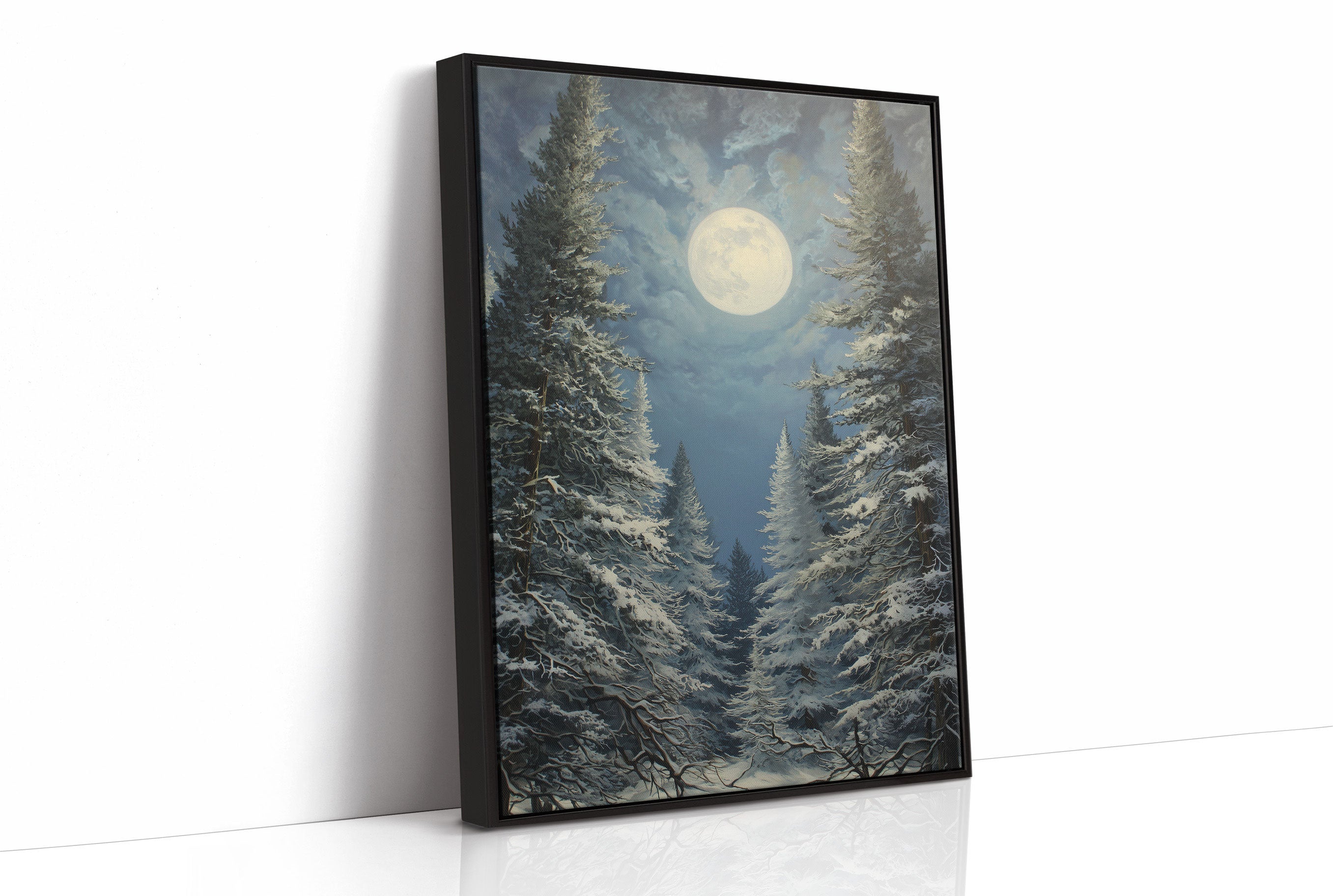 Moonlit Pines Share Winter's Secret