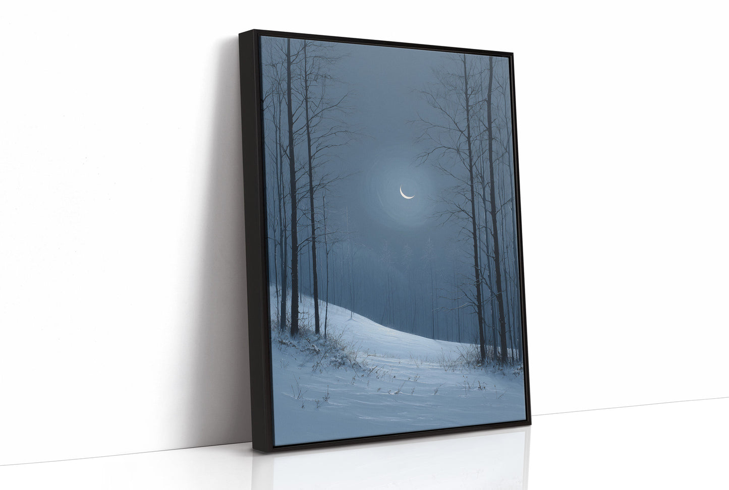 Moonlit Forest Beckons Winter Dreams