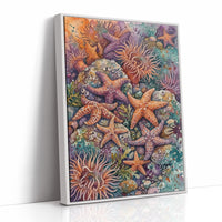 Starfish Cluster: Watercolor Tide Pool Study